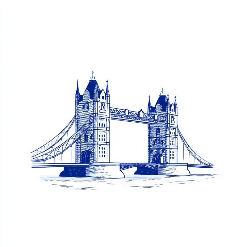 Illustration tower bridge frenchy frenchy illustration frenchy frenchy personnes qui discutent